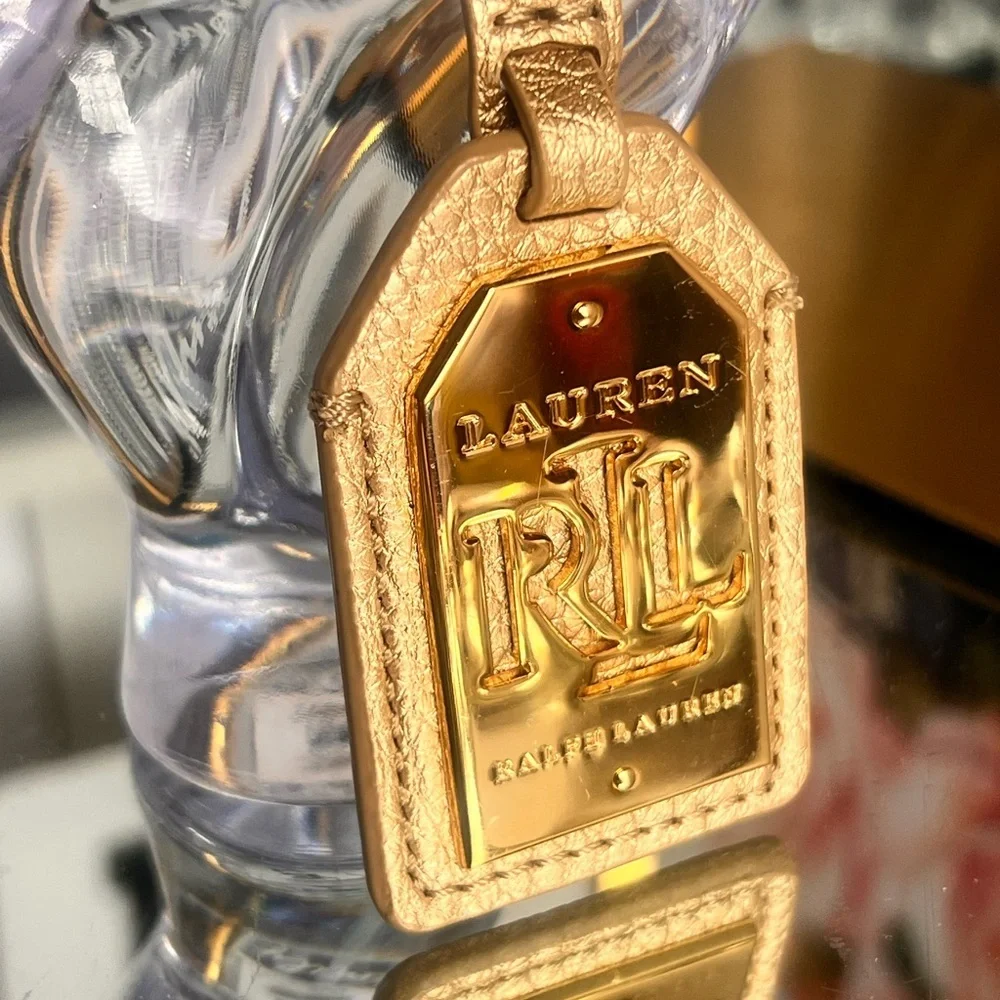 Lauren Ralph Lauren Metallic Gold Keychain